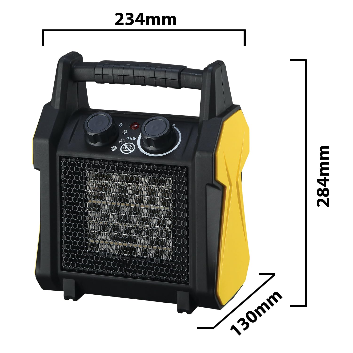 Generador de aire caliente industrial cerámico 3KW