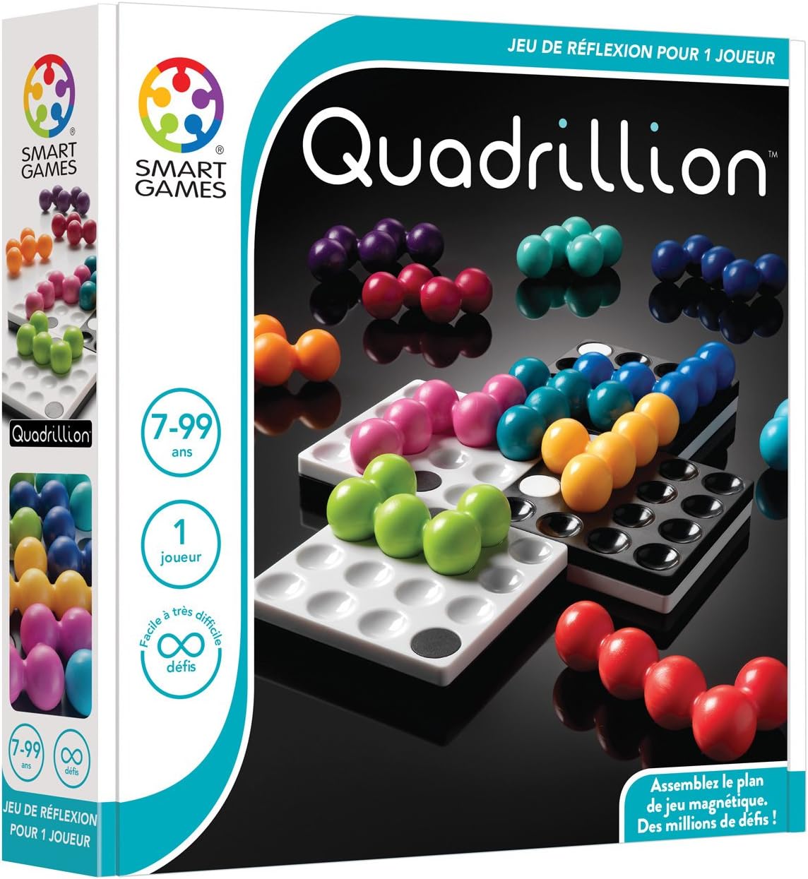#Juegodemesa SmartGames Quadrillion con 80 desafíos por 23,20€ ¡¡11% de descuento!!