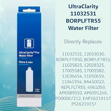 UltraClarity 11032531 BORPLFTR55 Replacement Filter - 17005583 RA450012