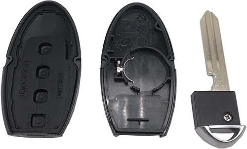 Miniatura 7 de Funda inteligente para llavero Nissan Altima Maxima Murano Infiniti KR55WK48903 4 botones de repuesto sin llave remoto de entrada remota carcasa