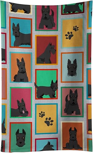 Miniatura 18 de Caroline's Treasures MLM1101KTWL - Lotes de color rojo y blanco Pembroke Corgi toalla de cocina Pembroke Paños de cocina toalla de mano toalla