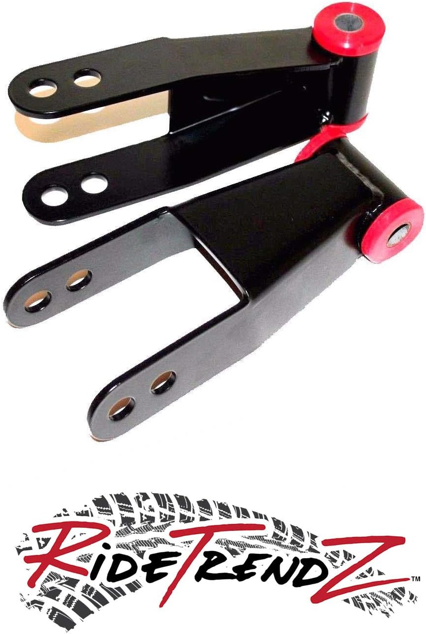 RTZ - Compatible with Dodge Dakota Pickup Rear 1 to 2" Adjustable Lift Shackle Kit Leveling 4wd