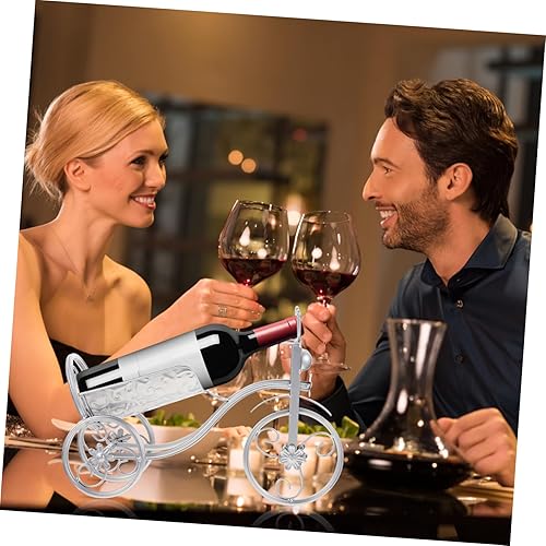 Miniatura 5 de Ciieeo 2 Pcs Wine Rack Funny Wine Bottle Holder Bike Wine Holder Bike Wine Metal Rack Wine Storage Rack Wine Storage Holder Wine Holder Stand