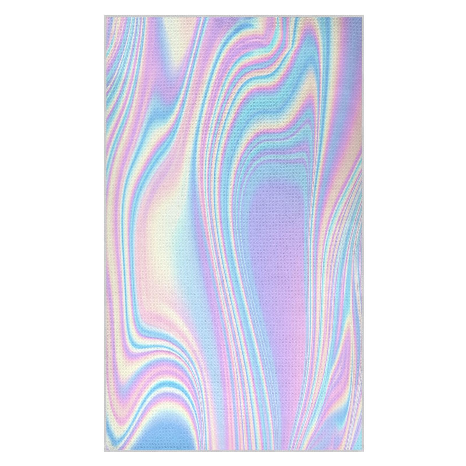 BURSTDDY Marble Kitchen Towels,Absorbent Dish Towels 2 Pack