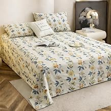 Amazon Brand – Umi Super Soft Brushed Microfiber Cotton King Size Bedsheet with Pillow Covers, Super Soft, Breathable, Shrinkage (Pack of 3 Piece Set)|108x108 inches or 274x274 cm