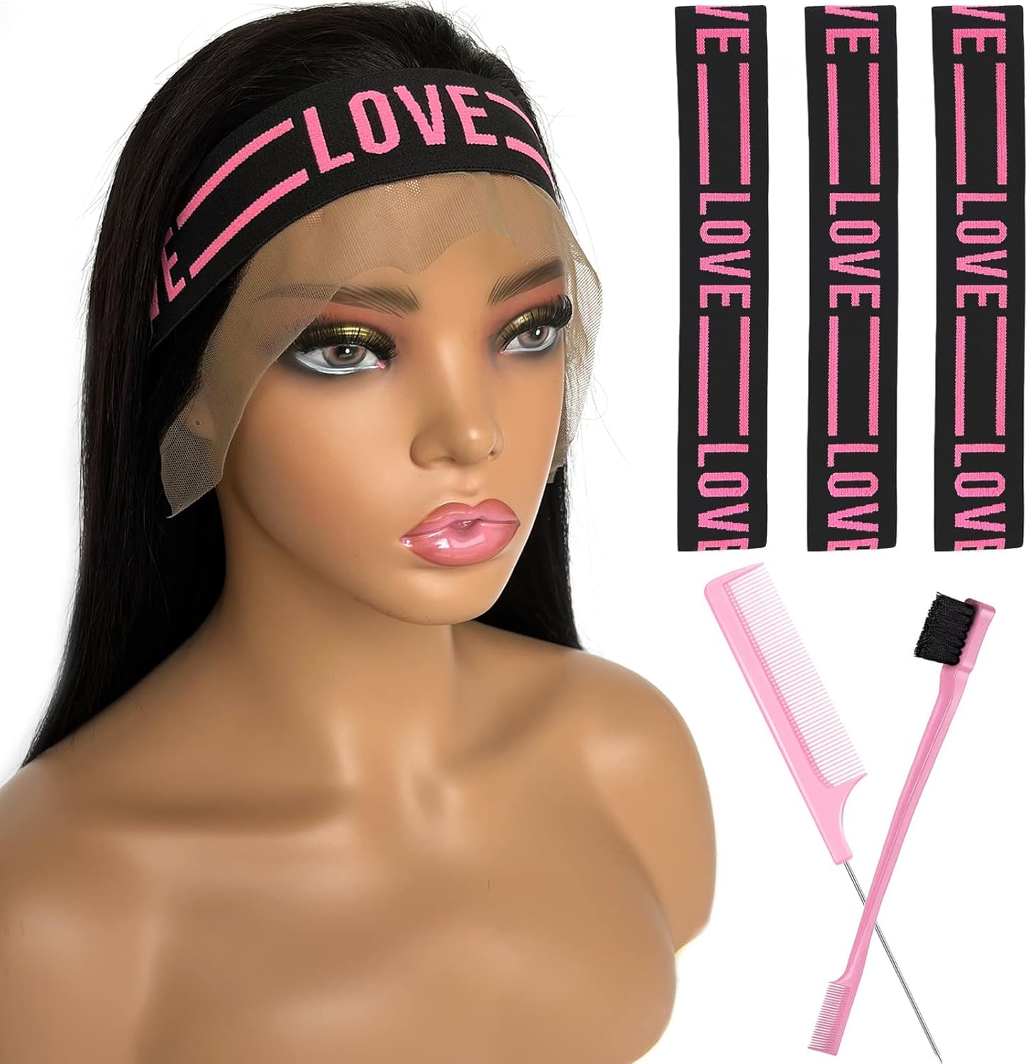 Iraatraa Wig Band Elastic Bands For Wig 3 Pcs Lace Melting Band For Lace Front Wig Bands For