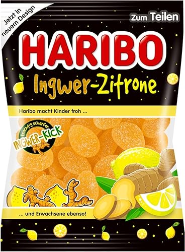 Haribo - Gomitas de jengibre y limón (Ingwer Zitrone) (2)