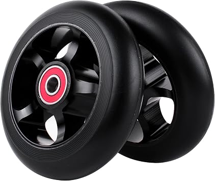 2pcs Replacement 100mm Pro Scooter Wheels with Abec 9 Bearings for MGP/Razor/Lucky/Envy Pro Scooters