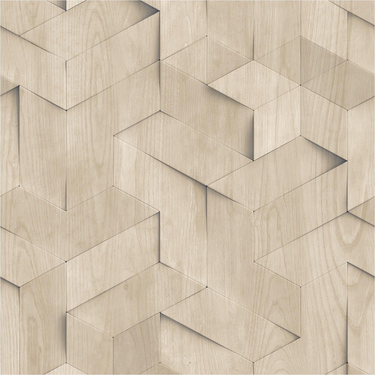 Papier peint intissé Ugépa Brut M74407 beige effet bois de 10,05 x 0,53 m pour votre intérieur