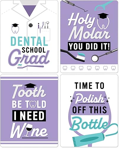 Miniatura 7 de Big Dot of Happiness Graduado de la escuela dental, decoración de fiesta de graduación de odontología e higienista para mujeres y hombres