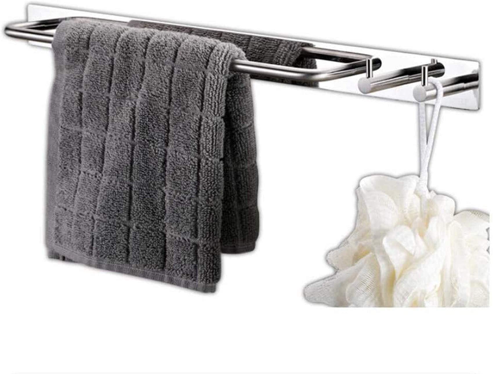 Porte-serviettes à barre unique en acier inoxydable anticorrosion pour linge humide