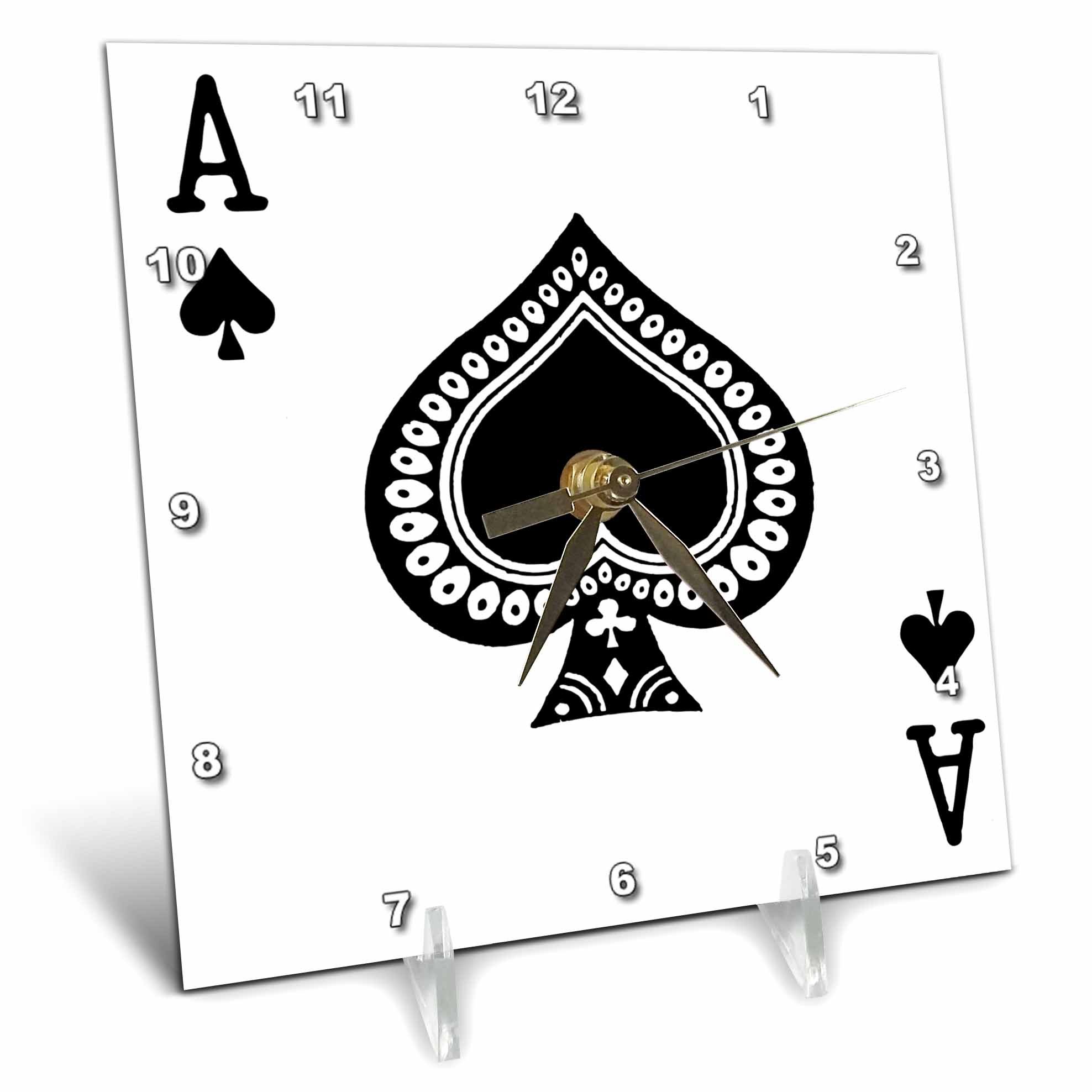 Amazon.com: 3dRose Ace of Spades Playing Card - Black Spade Suit
