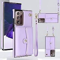 Vista 8 de Funda para Samsung Galaxy Note 20 de 6.7 pulgadas, bandolera con correa de hombro, funda protectora de moda para Galaxy Note 20 (azul)