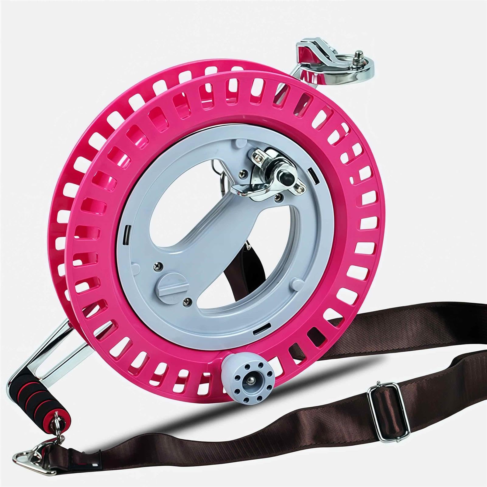 Drachenrolle mit Schultergurt, 27 cm Handrolle, abschließbares Outdoor-Drachenzubehör, Wickelgriff für große Drachen