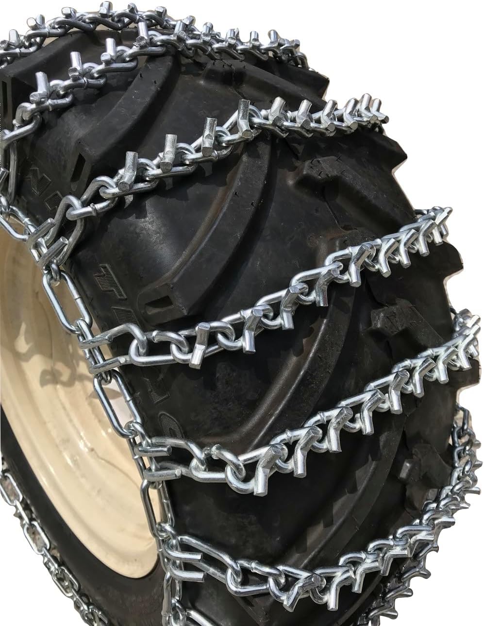 TireChain.com 26x12-12 V-Bar Tire Chains - Heavy Duty Ice Chains - Set of 2