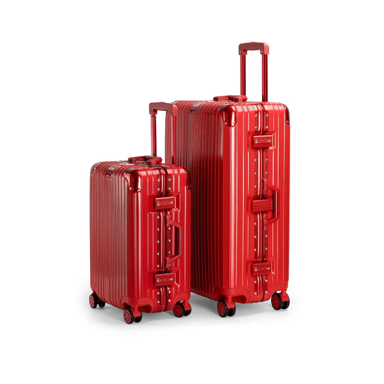 Kenza ABS, Polycarbonate 78 cms Hard Zipperless Luggage Suitcase (SV310