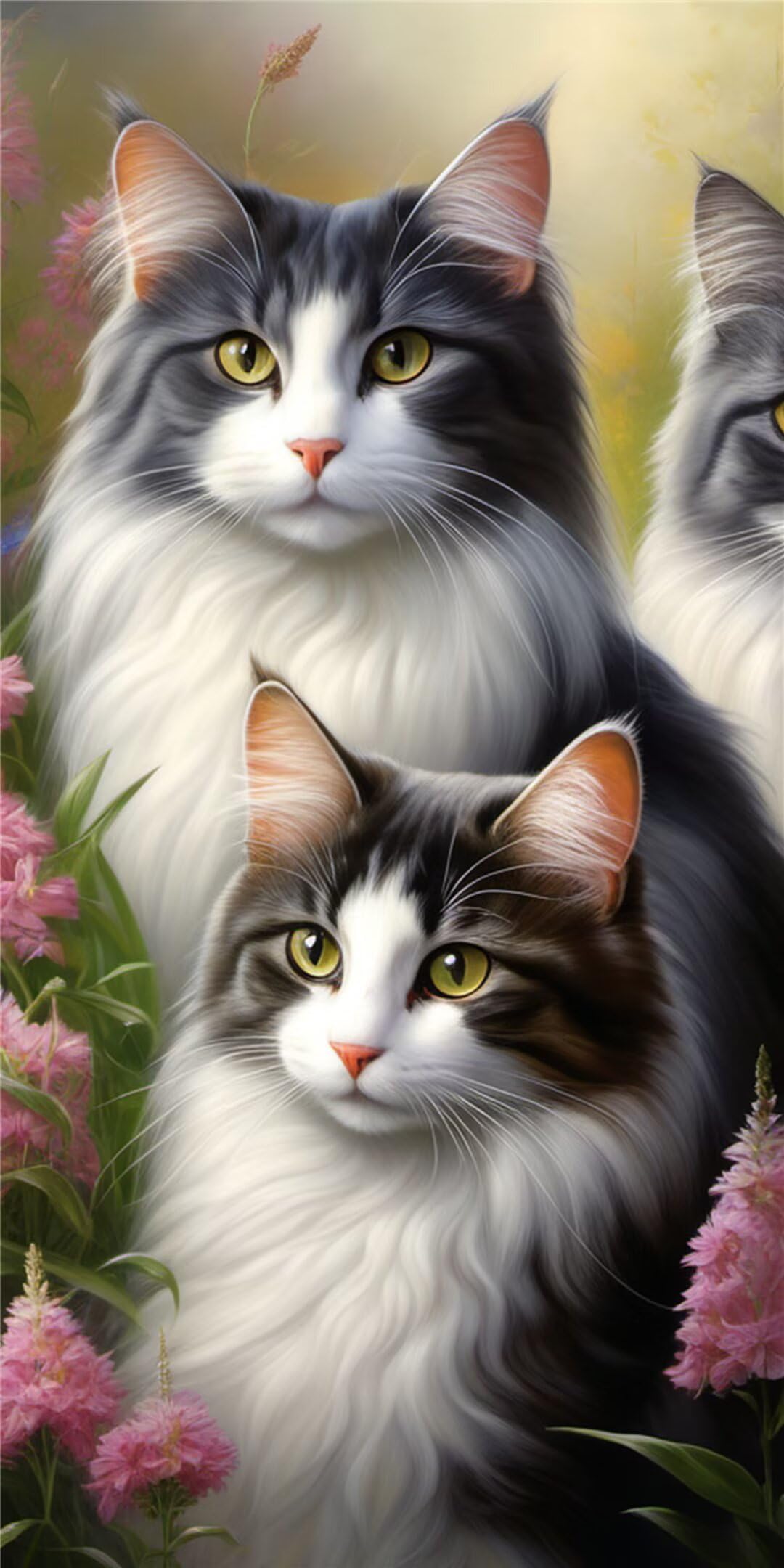 Peinture diamant de chats 5D pour illuminer votre décoration murale d'intérieur