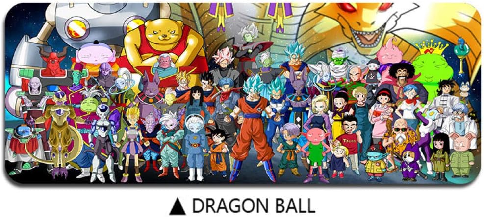 Dragon Ball Z Mouse Pad 900Mmx400Mmx3Mm Xxl Large Gaming Mouse Pads,-A 800X400X3Mm