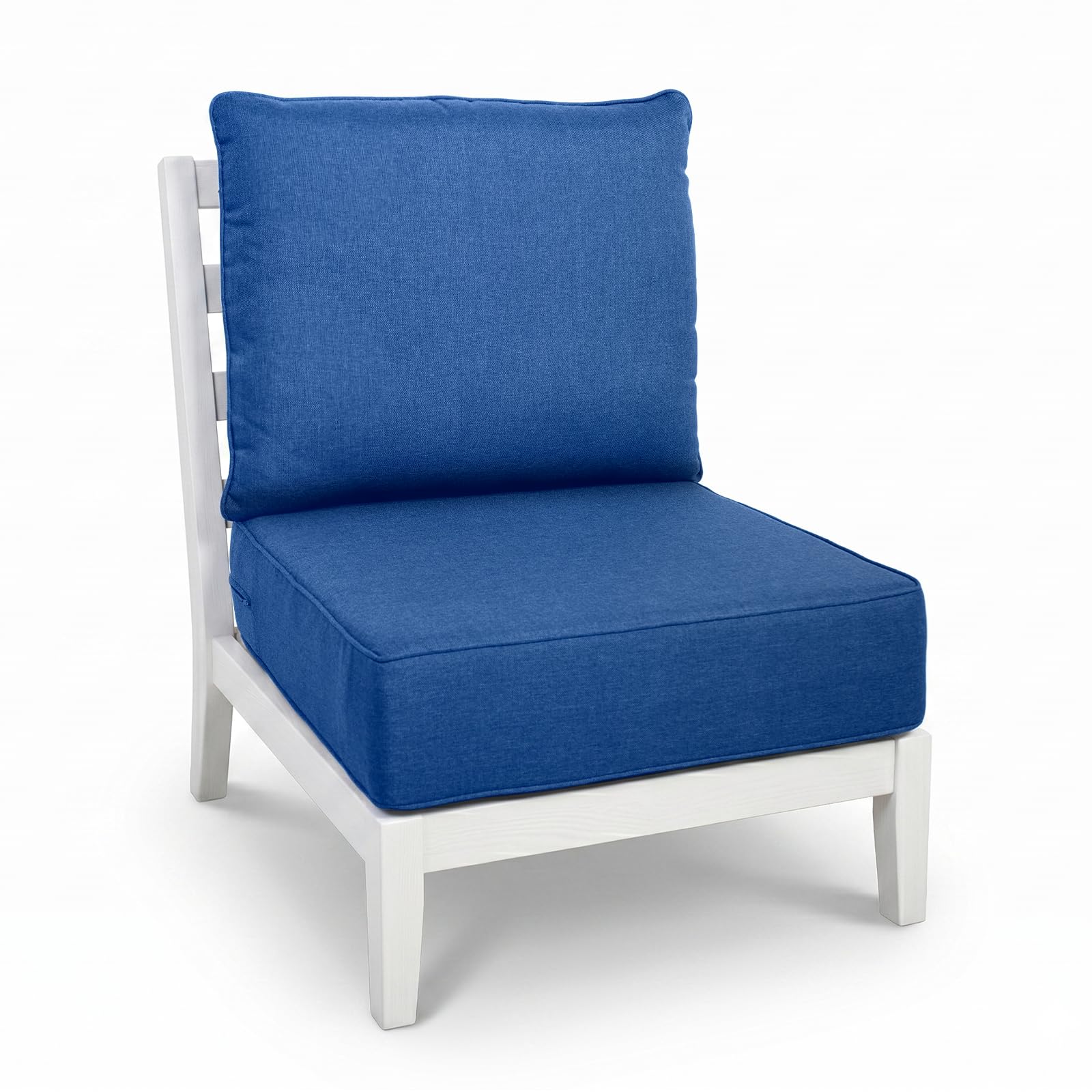 Outdoor Seat Cushion Set-24 x 24 x 6 Inch Outdoor Chair Cushions with Water Resistant &amp; Removable Cover Outdoor Cushions for Patio Furniture Chair Sofa Couch-Blue