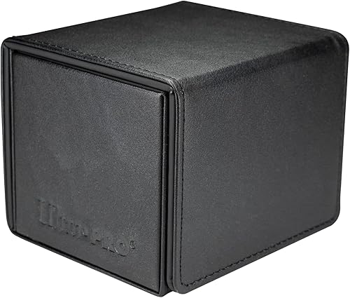Miniatura 3 de Ultra Pro - Caja de cubierta Vivid Alcove Edge (negro) - Almacena y protege hasta 100 tarjetas coleccionables de tamaño estándar, tarjetas de