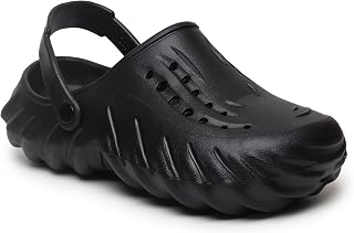 Trottis Men's Ultra Soft Casual Clogs/Sandals with Adjustable Back Strap for Adult | Comfortable | Light Weight | Stylish... Price In India
