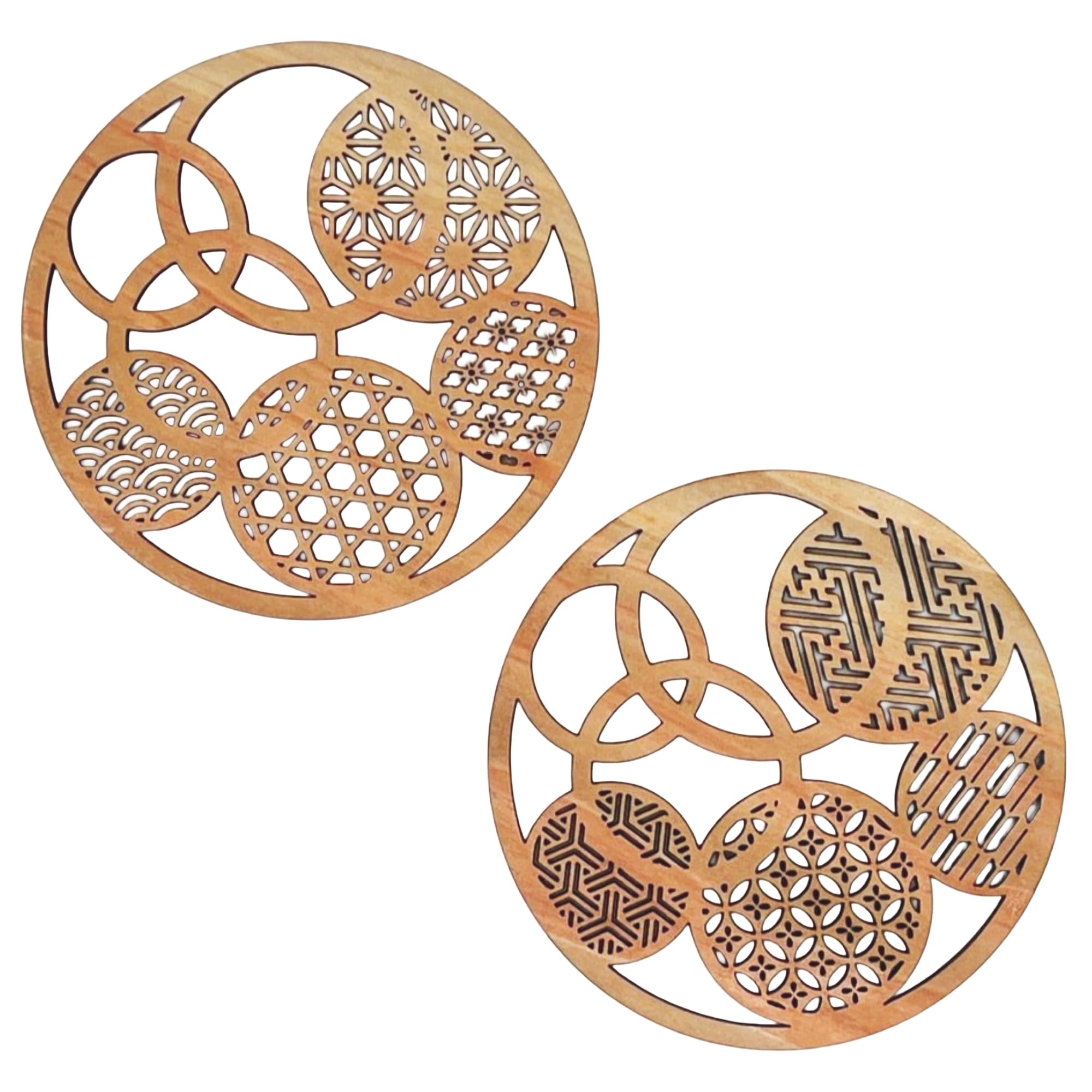 Asunaro Madoka Round Wooden Coasters