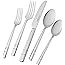 HENCKELS Flatware Set, 65-pc, Clear