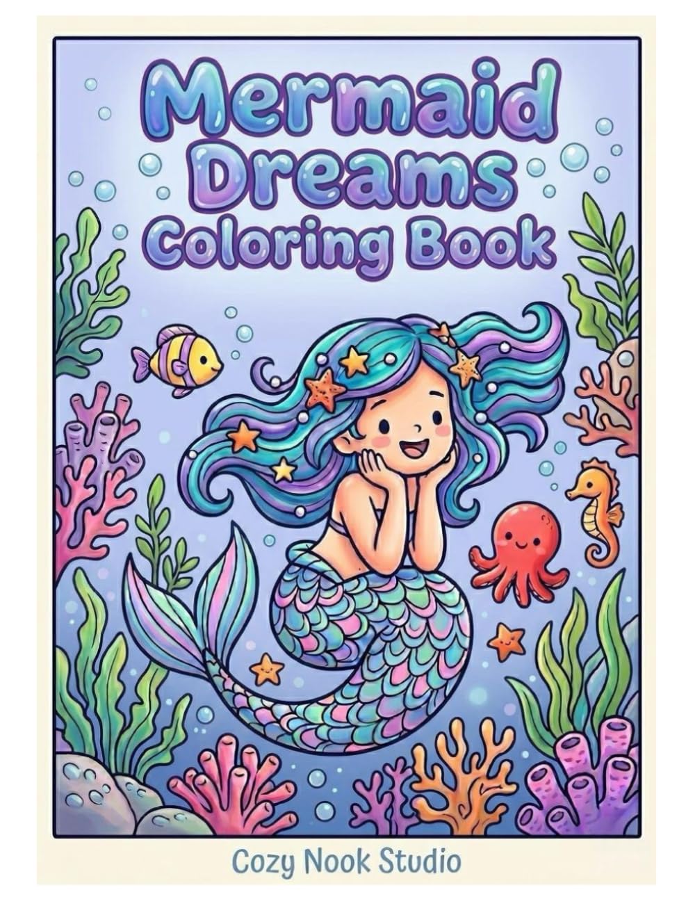 Mermaid Dreams Coloring Book
