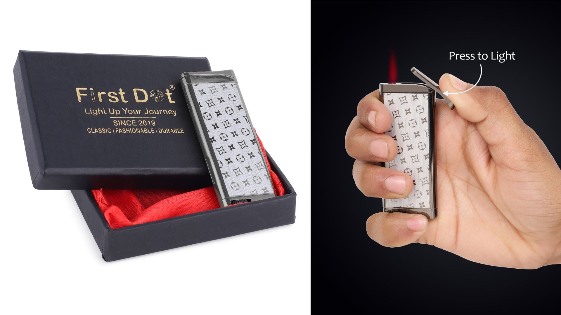 dots cigarette outlet Watch First Dot Premium Jet Flame Lighter Windproof Refillable Slim & Sleek  Cigarette Lighter on Amazon Live