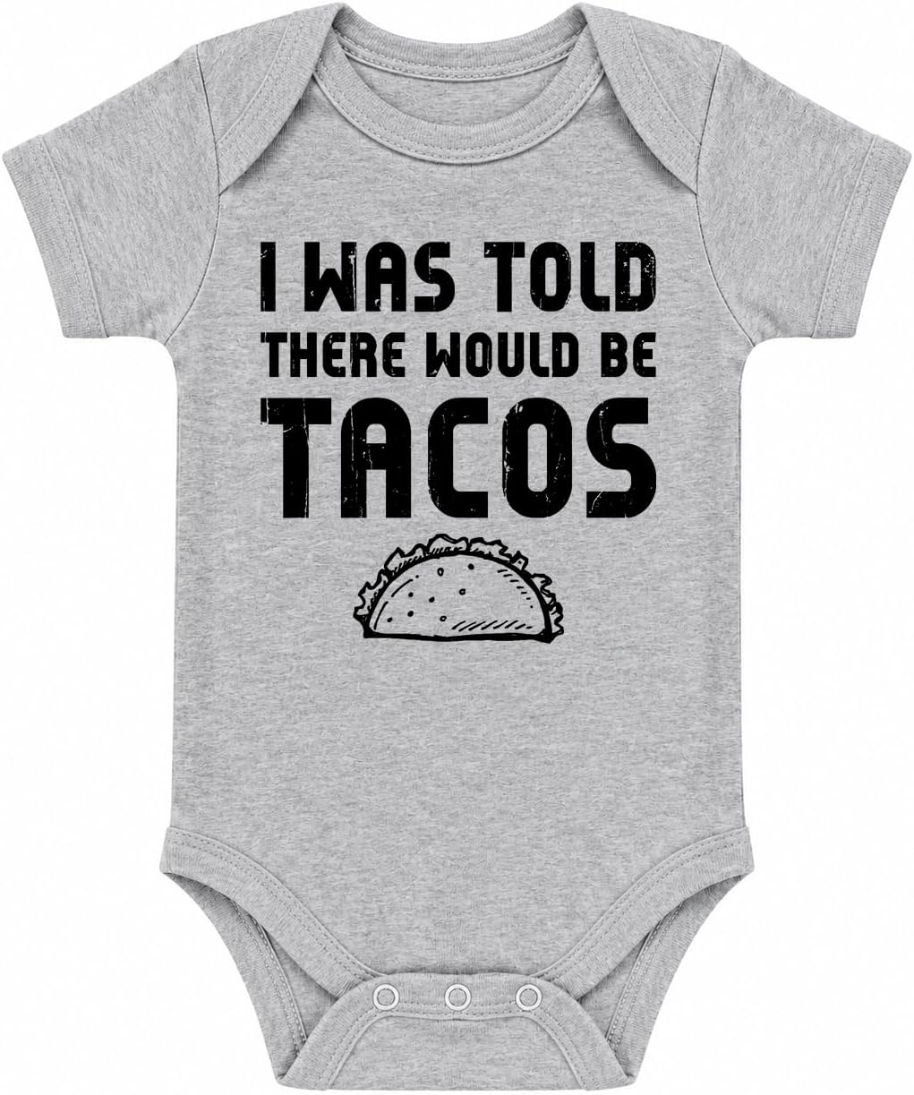 CBTwear I Was Told There Would Be Tacos Funny Baby Bodysuit