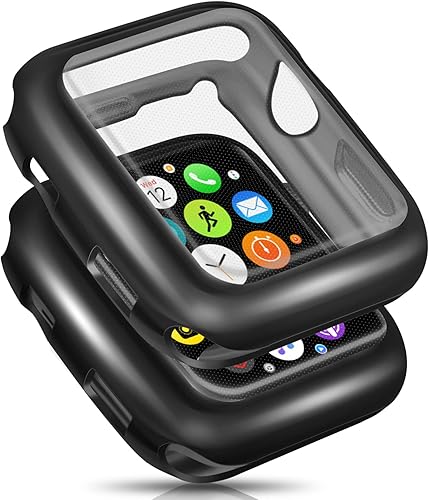 ORIbox Funda ultradelgada compatible con Apple Watch Series 6, Apple Watch Series 5, Apple Watch Series 4, Apple Watch SE, funda protectora completa