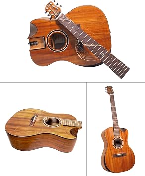 Journey Instruments Acoustic-Electric Collapsible Travel Guitar OF882C