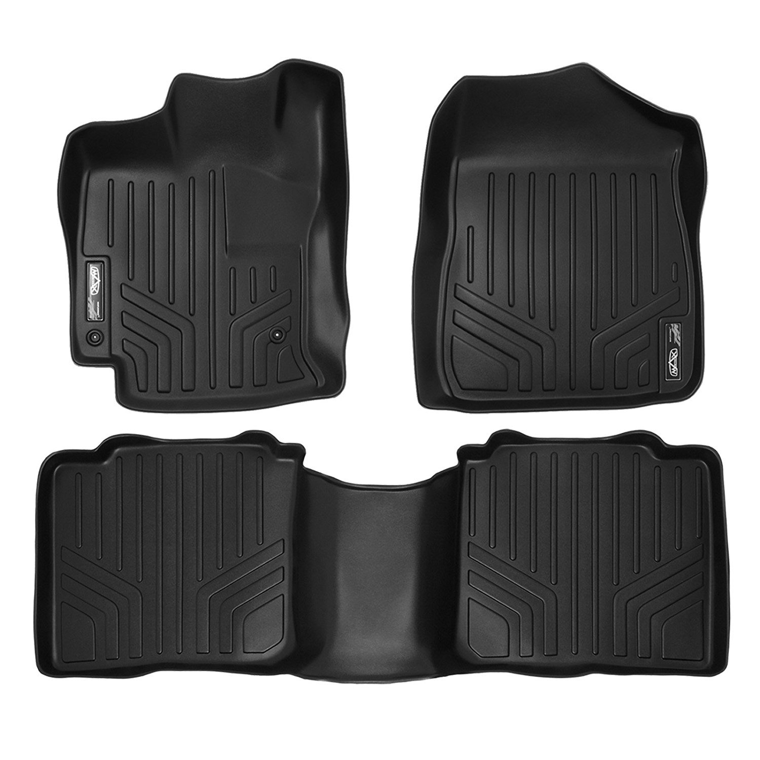 MAXLINER MAXFLOORMAT Floor Mats for Toyota Venza (20092011) Complete Set (Black) Amazon.in