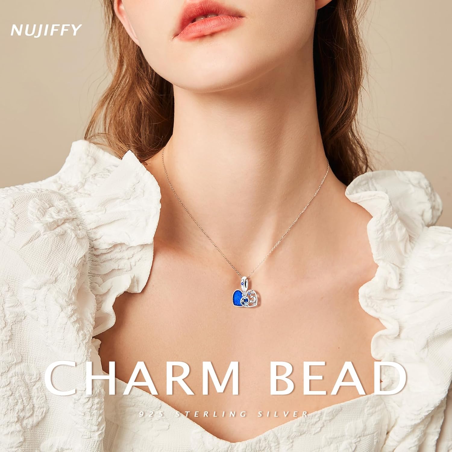 925 Sterling Silver Charms Bead for Bracelets Necklaces, Star Moon Crescent Sun Solar Pendent, Blue Ocean Starfish Shells Turtle Crab Starry Sea Cute Jewelry Birthday Gifts for Women Men - Image 2