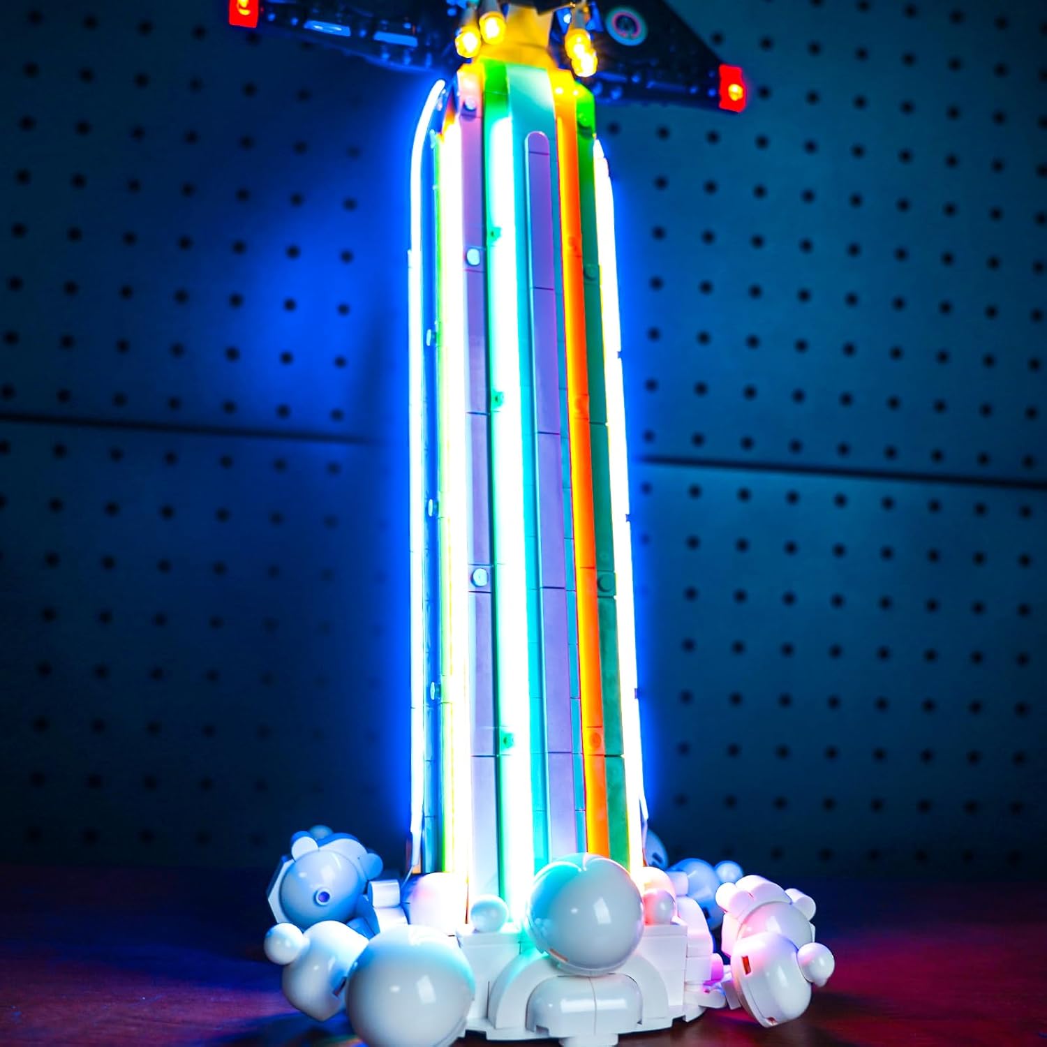 Light Compatible with Lego Over The Moon with 10391, Lighting Set Accessories Compatible with Lego 10391 Cross-Month Frenzy, No Models Only Light