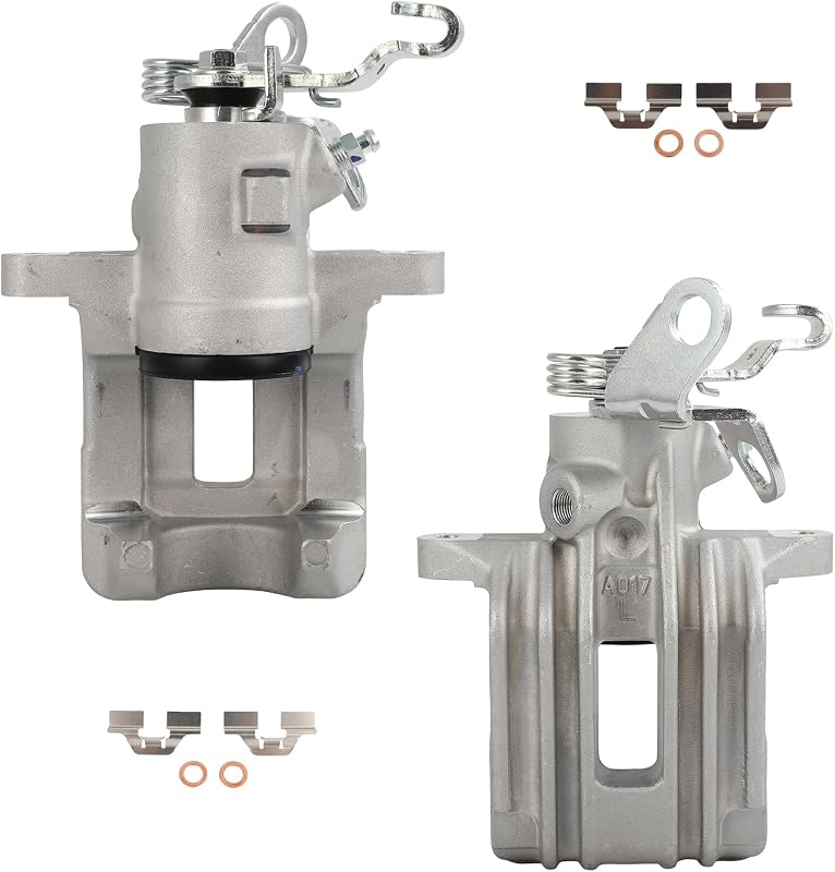 Par de pinças de freio a disco traseiras SCITOO 343644 e 343645 para Audi A3 e Volkswagen – 2 unidades