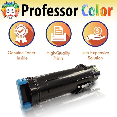 Miniatura 10 de Professor Color Cartucho de tóner OEM recodificado para Xerox Phaser 6510, Workcentre 6515  106R03479 - Amarillo (2,400 páginas)