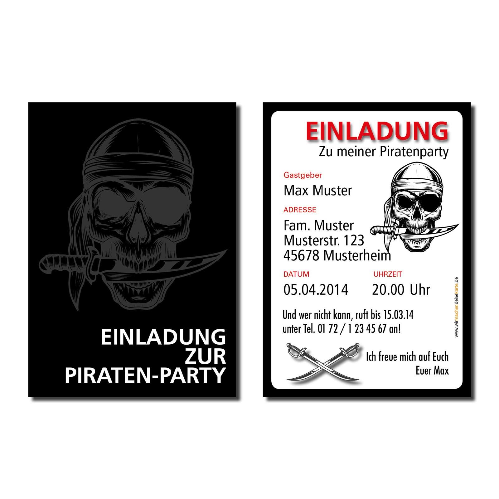 Cartes d'invitation pour anniversaire d'enfant
