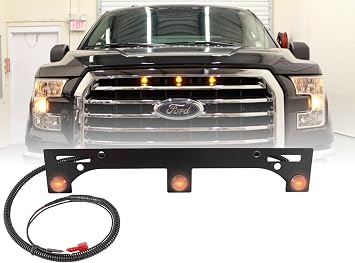 Grille Light Kit Amber LED -Compatible with Ford F-150 2015-2017