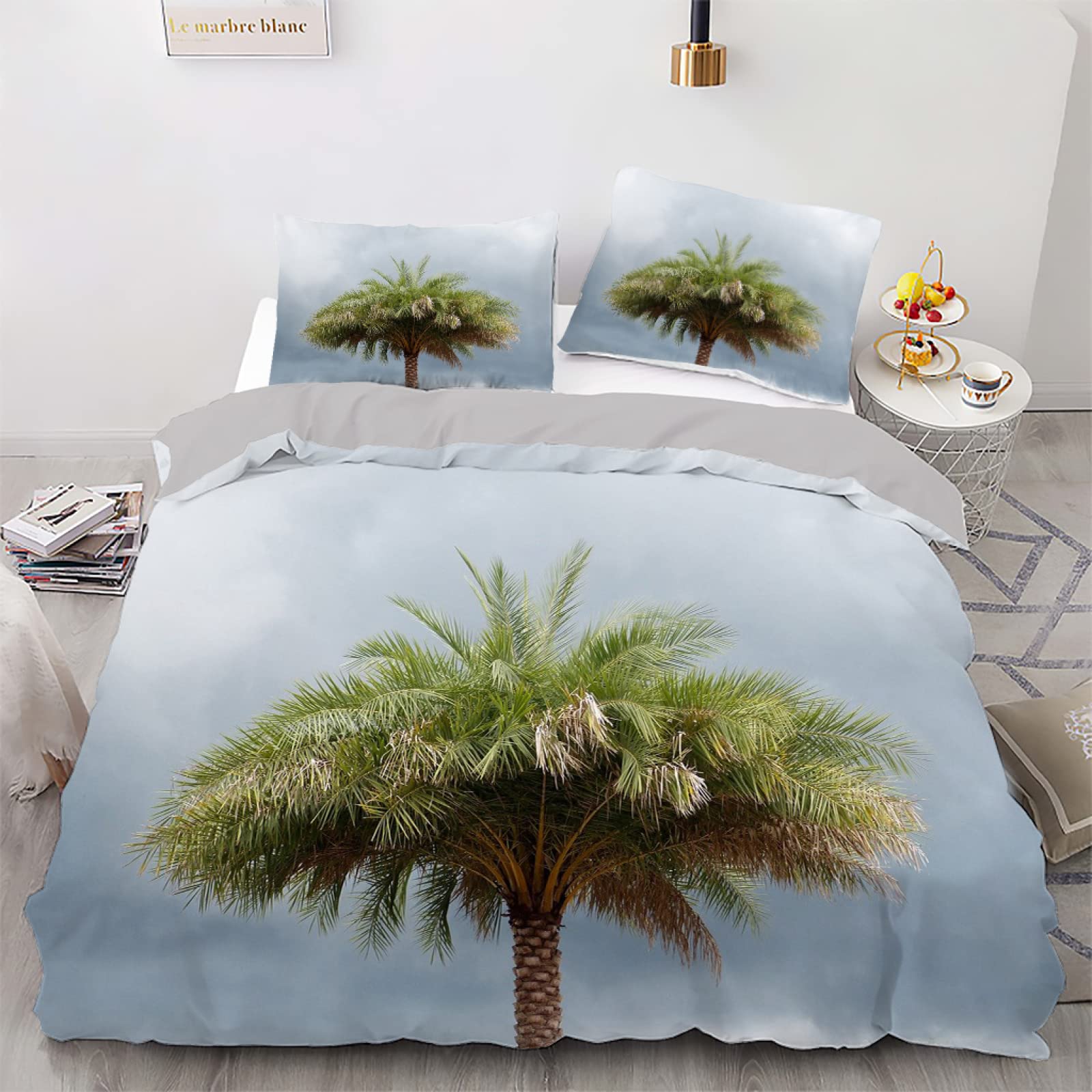 Housse de couette 90x190 110g/㎡ microfibre idéale pour illuminer la chambre ado