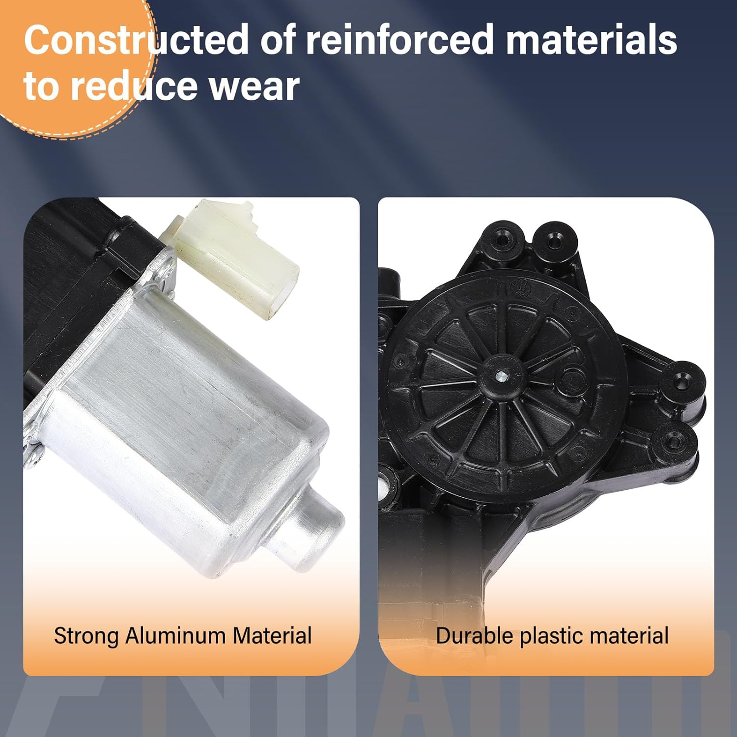 FINDAUTO Rear Left Side Power Window Lift Motor Fit for 2004 for BMW 330Ci,2007 for Chrysler 300,2007-2012 for Dodge Caliber,2007-2017 for Jeep Compass OE Number 742-172