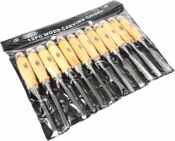 12 Piece Wood Working Chisel Set