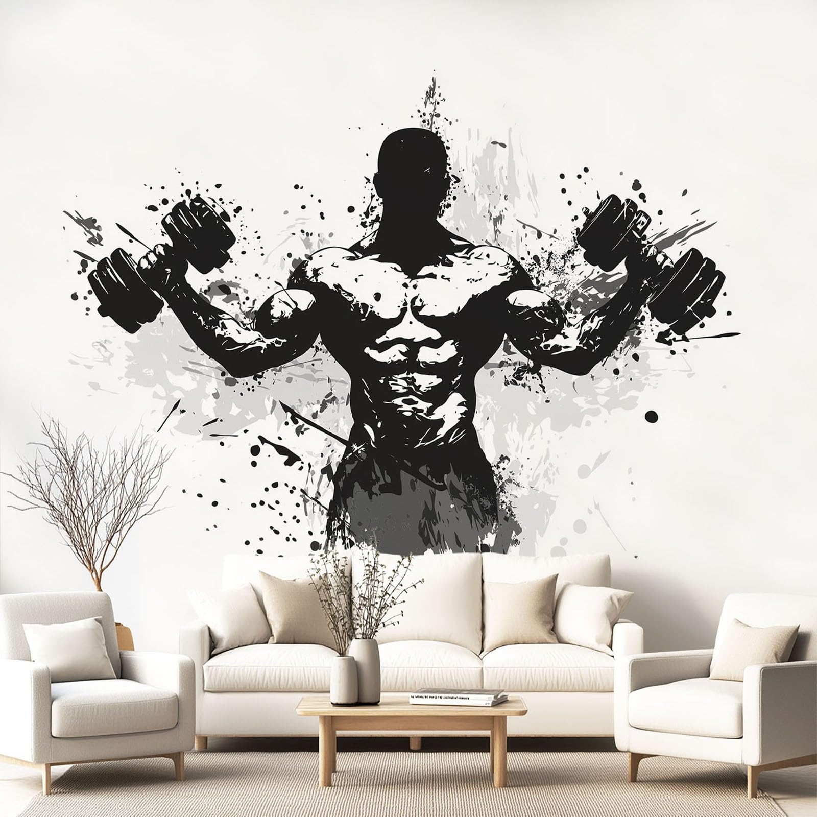 Modna tapeta 3D, fajna, sportowa, 315 x 215 cm, mural, fitness, męska tapeta do sypialni, przedszkola, malowniczego ogrodu, wisząca