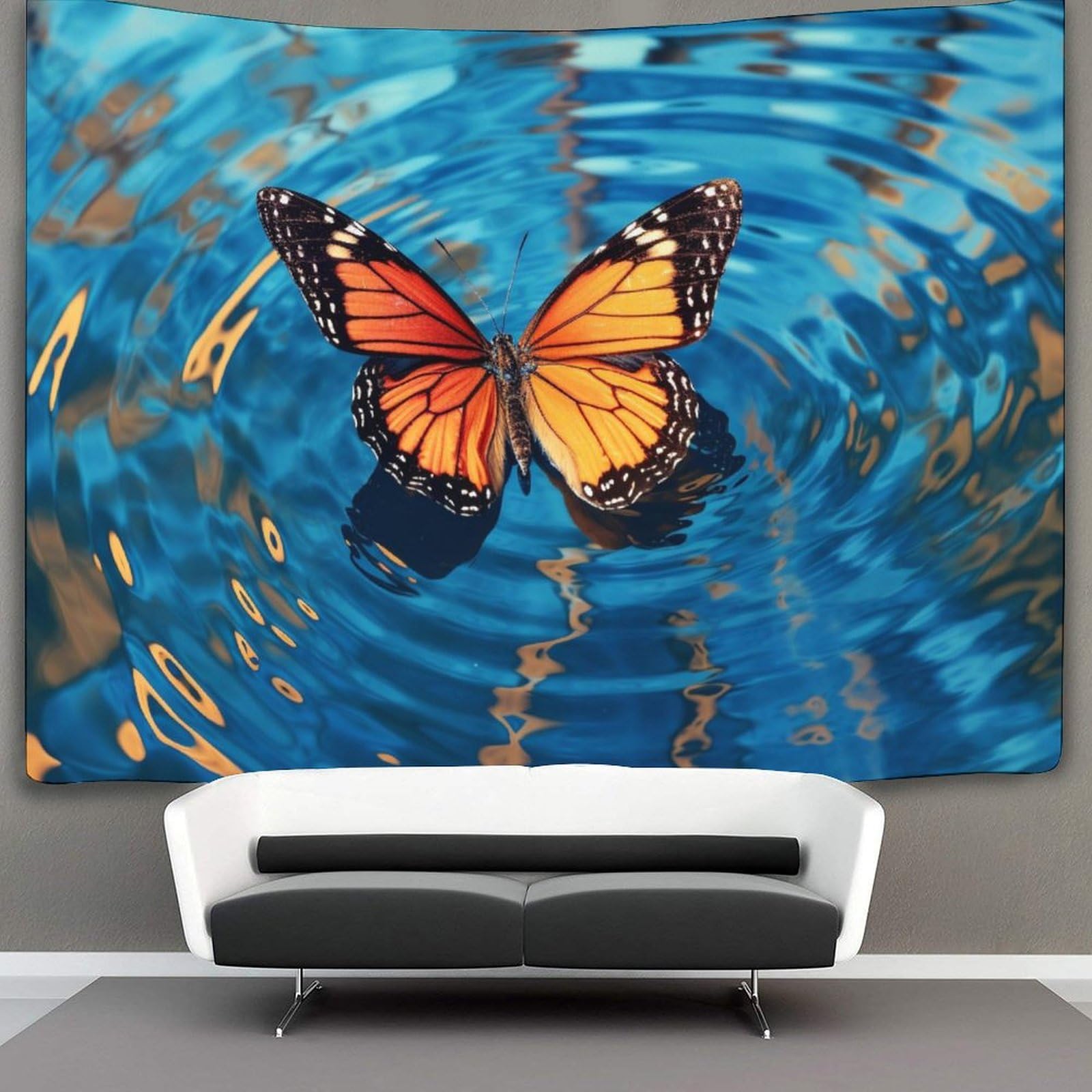 kaiyun Butterfly Tapestry Wall Hanging for Bedroom Home Decor HD Printing Living Room, Dorm 180cmx230cm