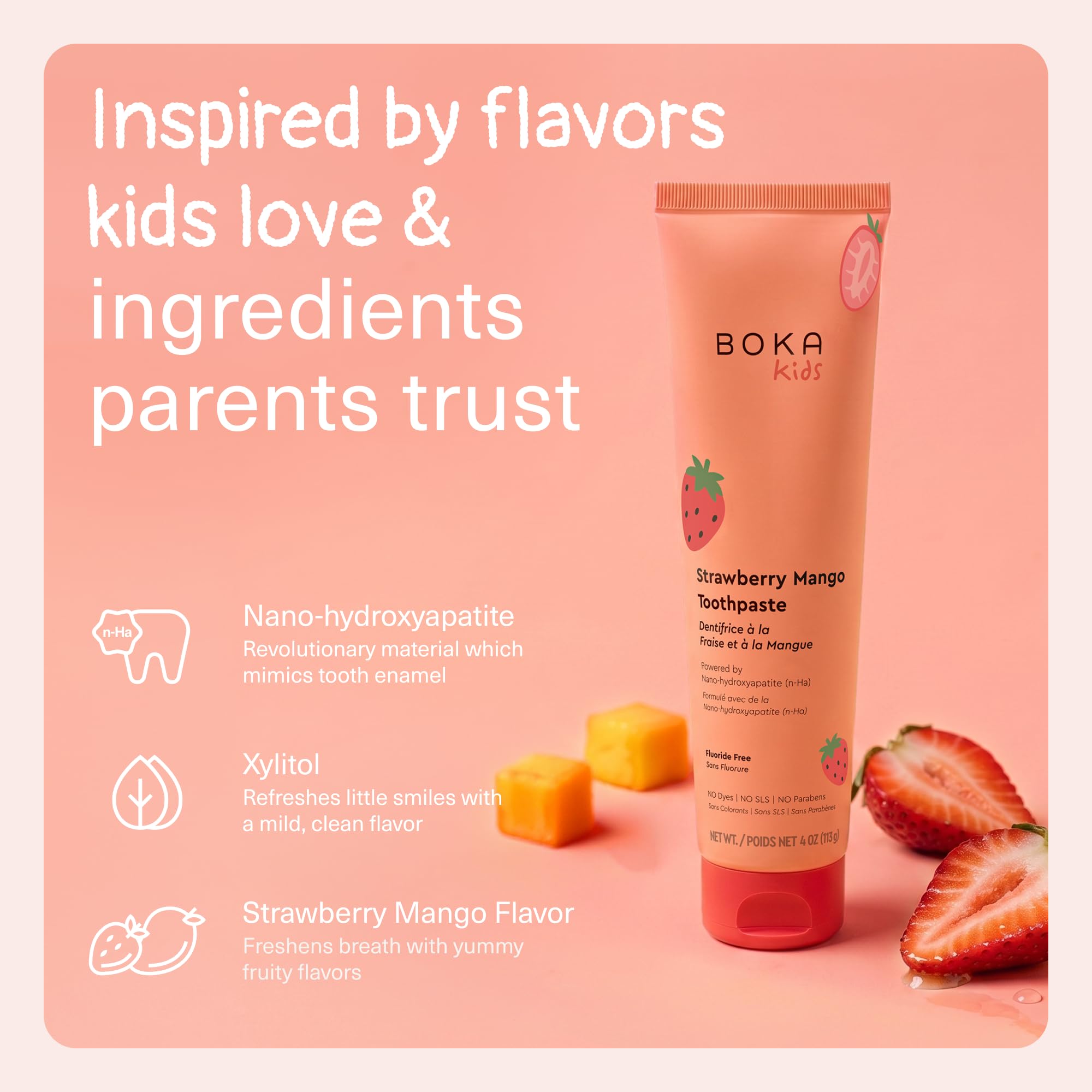 Boka Toothpaste - Fluoride Free for Kids -2 Boka Toothpaste - Fluoride Free for Kids -2
