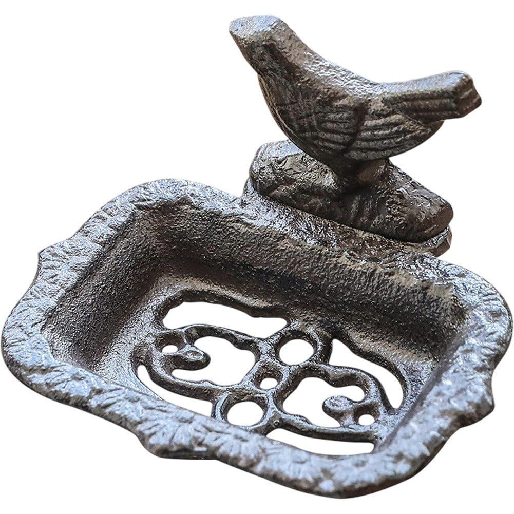 Porte-savon oiseau décoratif en fonte, idée cadeau rétro pour pendaison de crémaillère