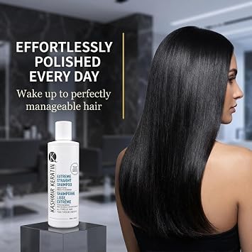 Kashmir Keratin Extreme Straight Shampoo, 16 Fl Oz