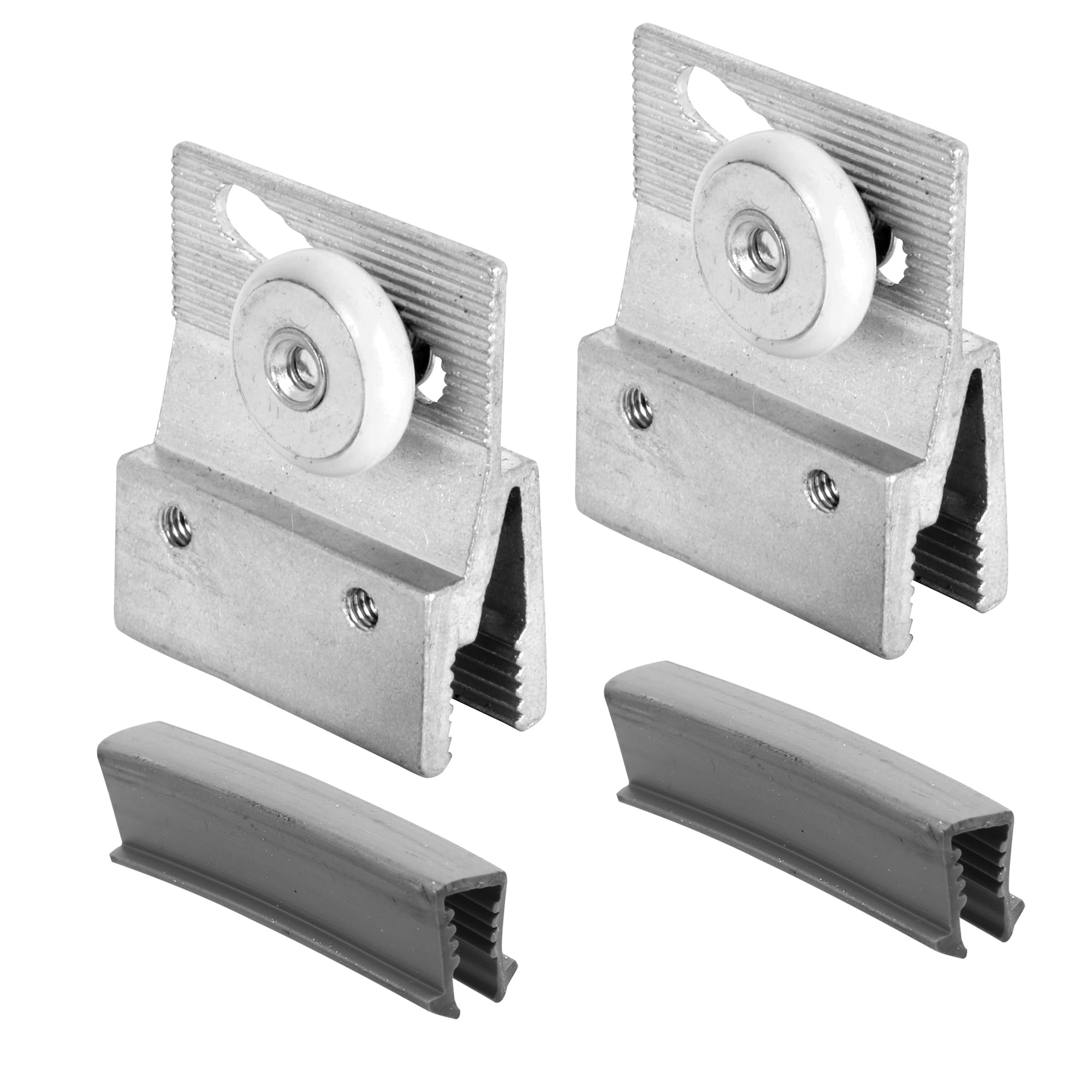 Kit de 2 rodamientos Prime-Line M 6145 con rueda de 3/4 in para puertas de vidrio de 3/16 in