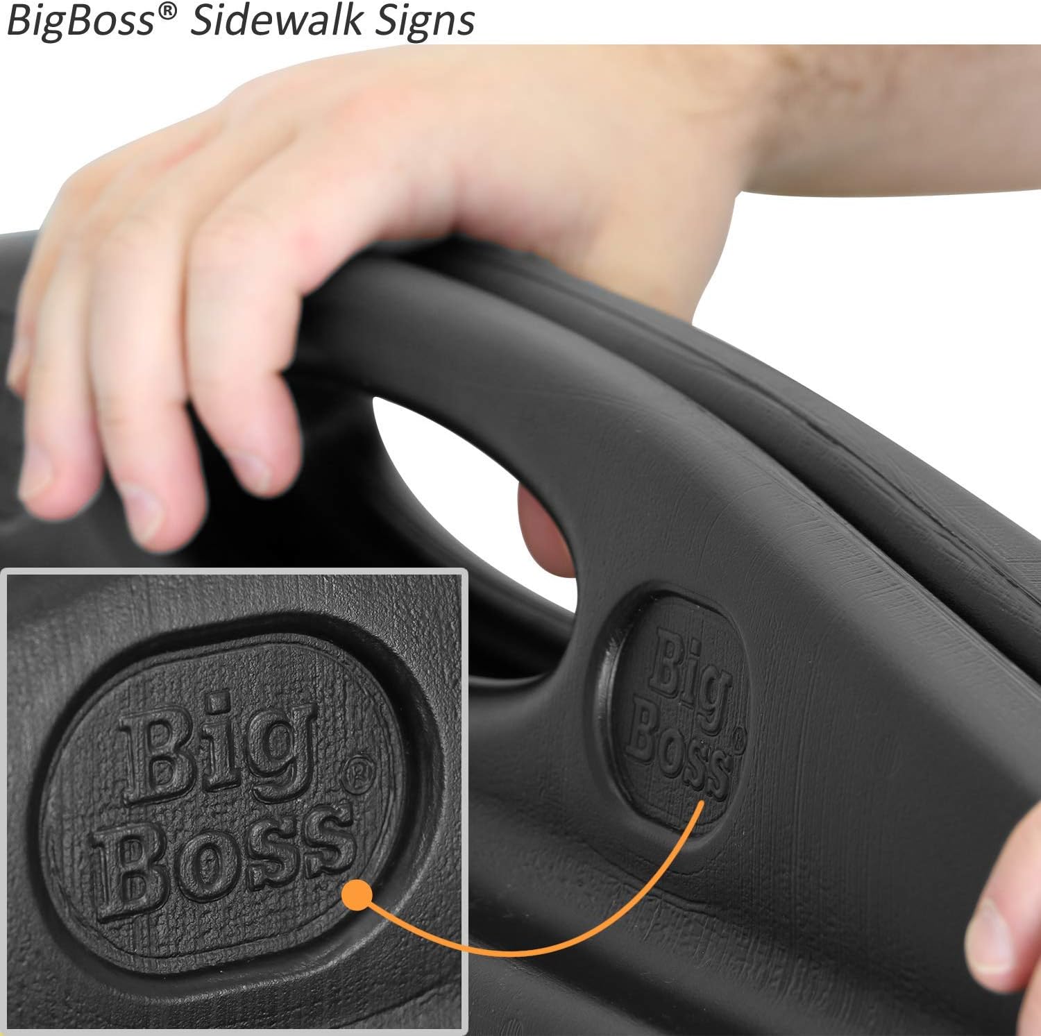 SmartSign BigBoss Pro Changeable Message Board (White) with 4 Inch Letters and Numbers Kit
