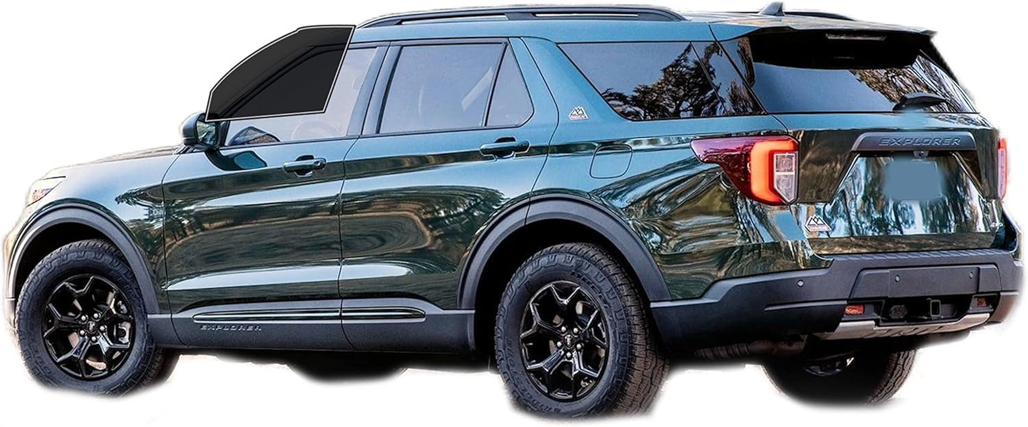 AUTOTEK Precut Window Tint Film Front Two Door Windows Tint Film Cars Sun Blocking Protection Privacy Anti Shatter Glass 2 Ply Computer Cut 20% Tint Shade for Ford Explorer 2020-2024